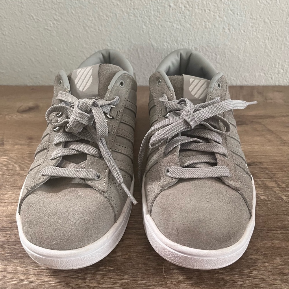 K-Swiss grey canvas shoes